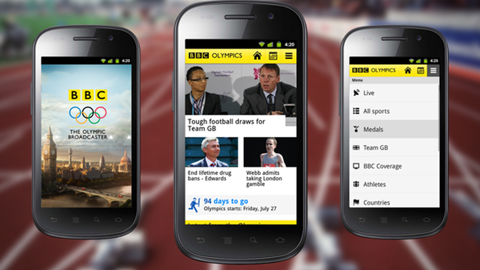 BBC Olympics app comes to iOS and Android