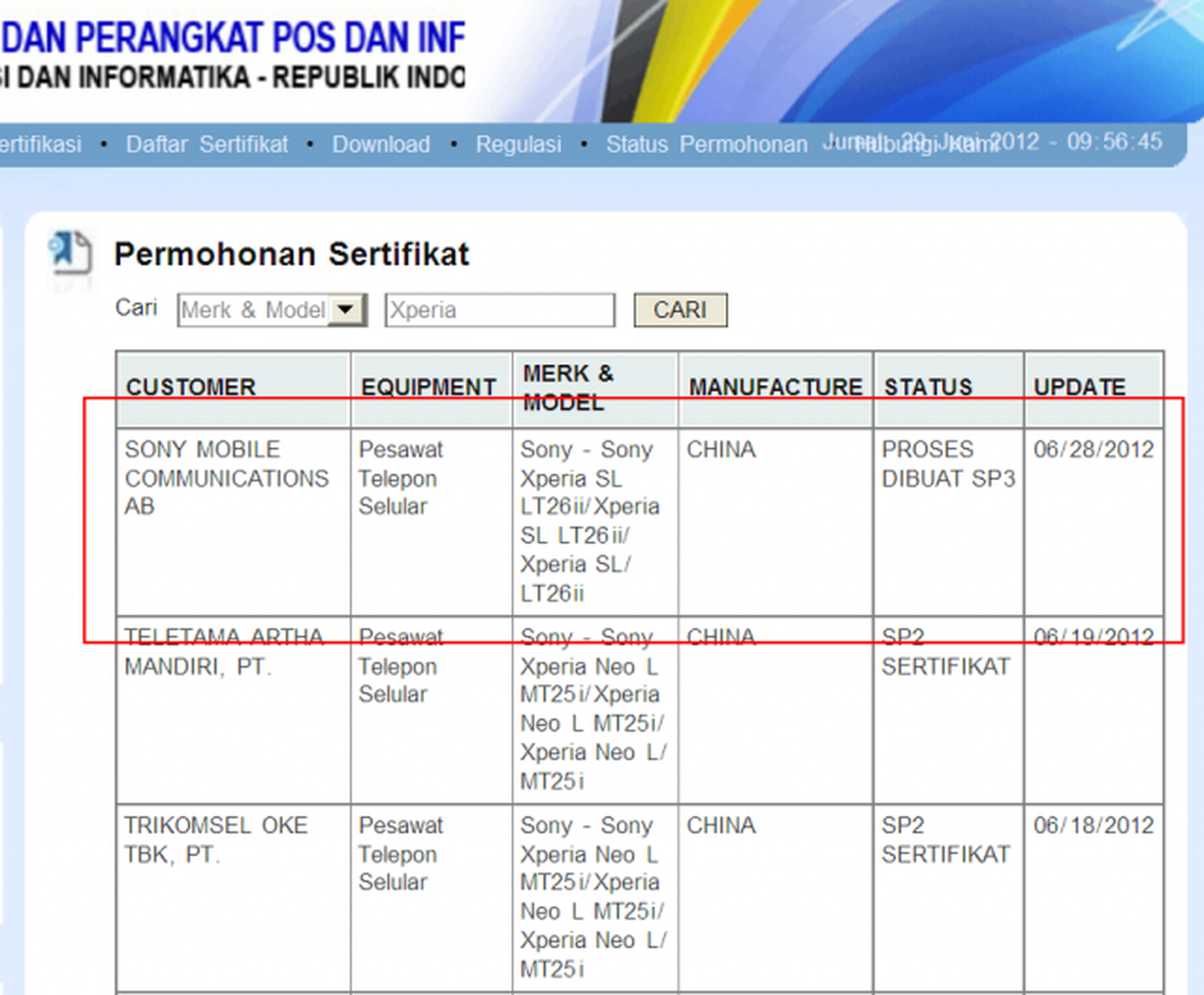 Sony Xperia S successor spotted?