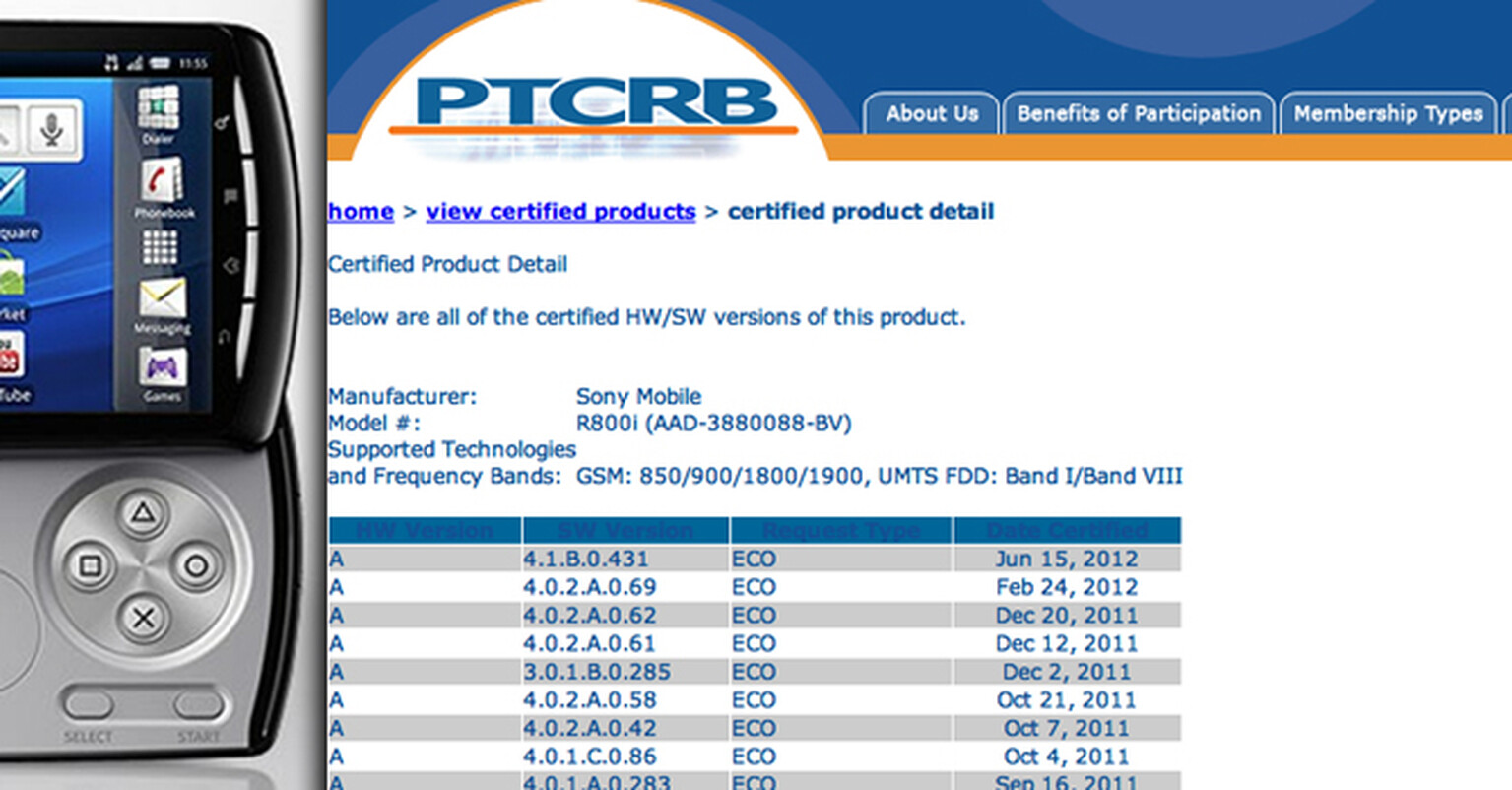 Sony Xperia PLAY Android ICS update gets certification?