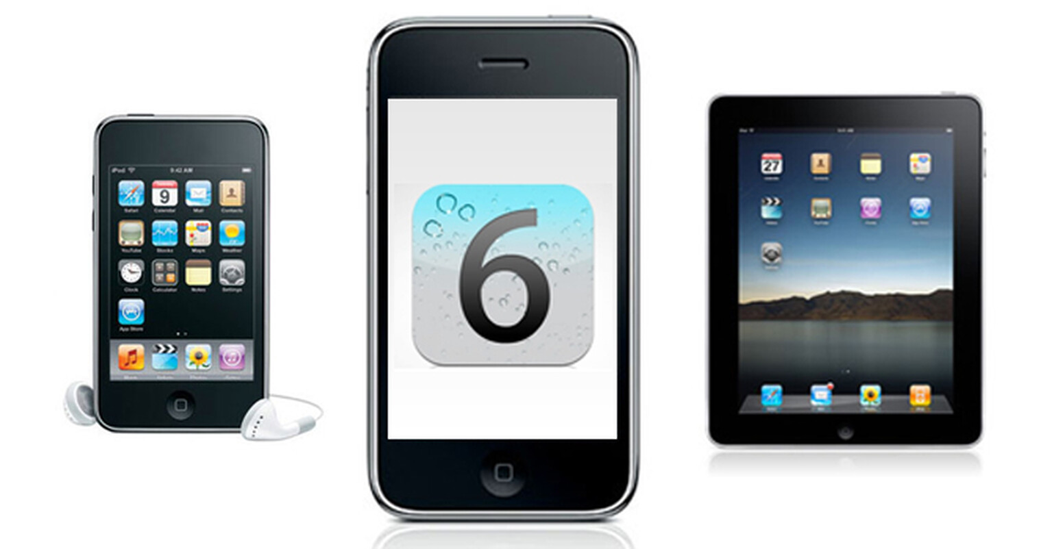 Which devices will get iOS 6?