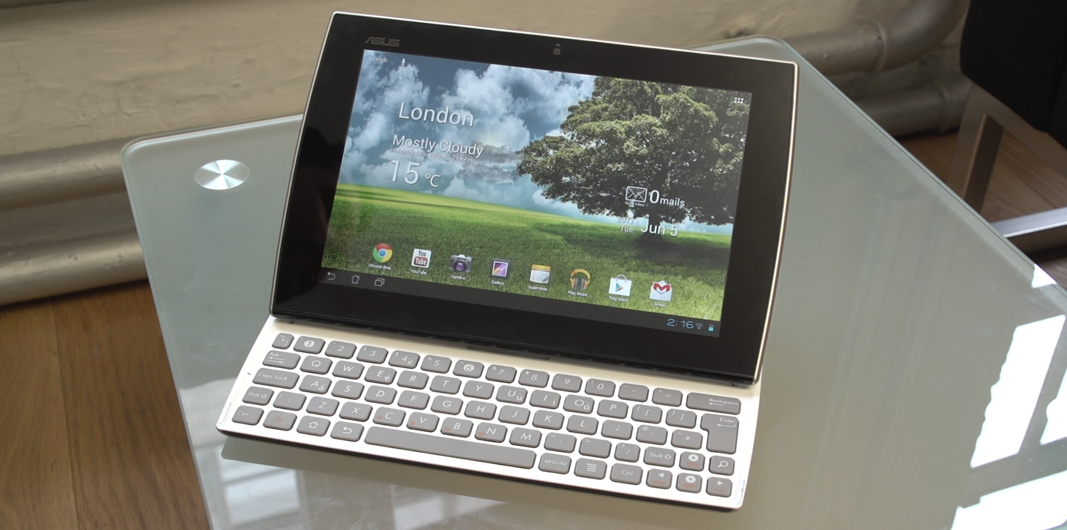 Asus Eee Pad Slider Ice Cream Sandwich demo video