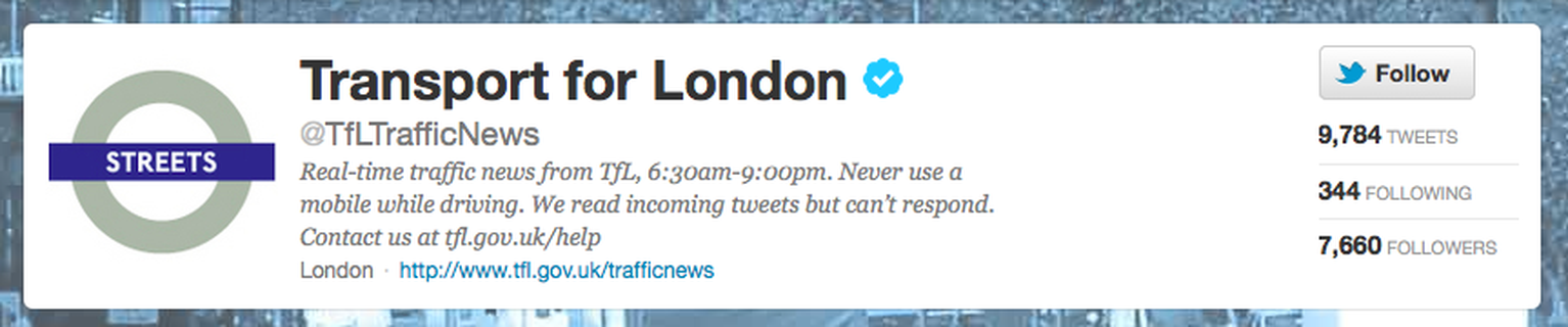 Transport for London launches Twitter feeds for each tube line