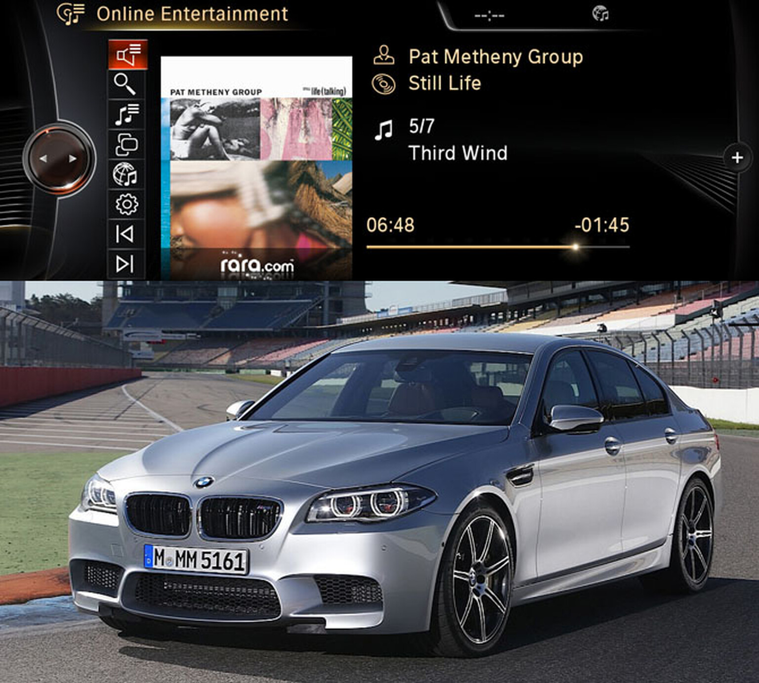 BMW 5 Series to stream 14 million songs on demand via RaRa