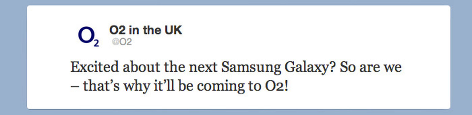 Next Samsung Galaxy S3 coming to O2