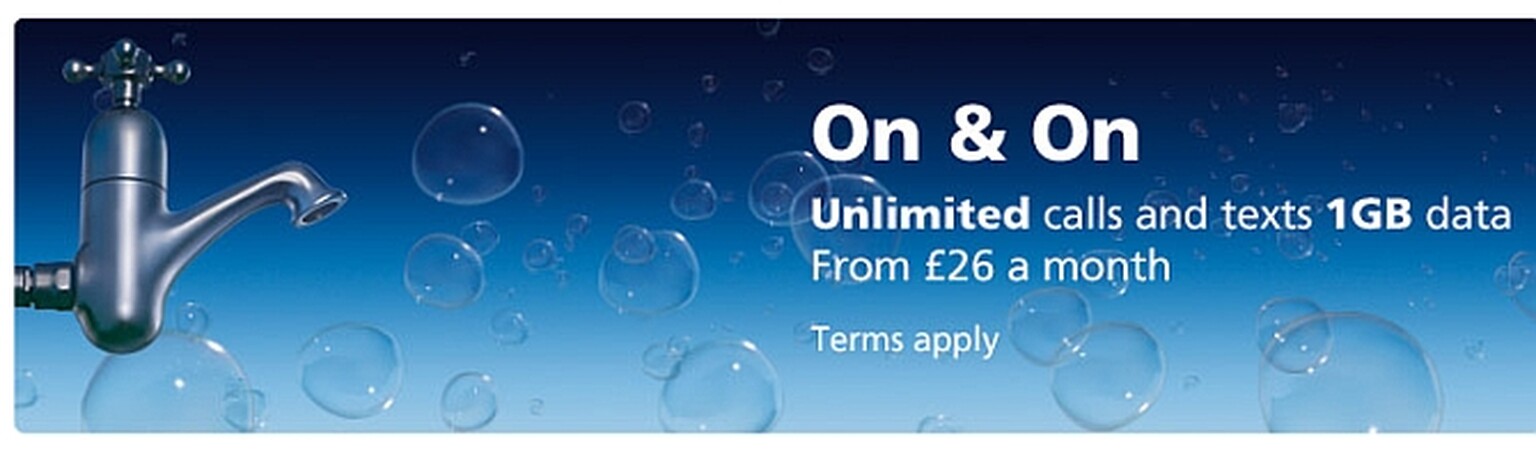 New O2 On & On tariff targets data use
