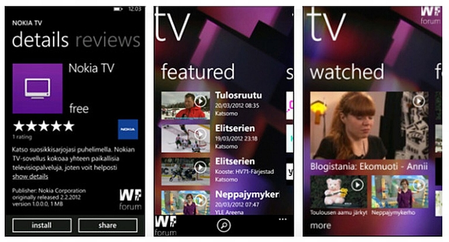 Nokia Lumia handsets to get Nokia TV app?