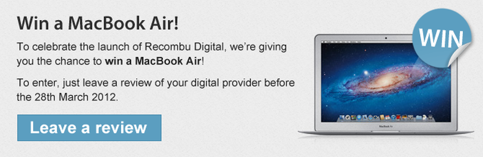 Competition: Win a MacBook Air Recombu Digital
