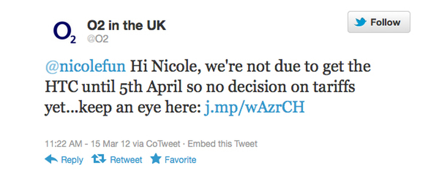 HTC One X arriving on O2 5th of April
