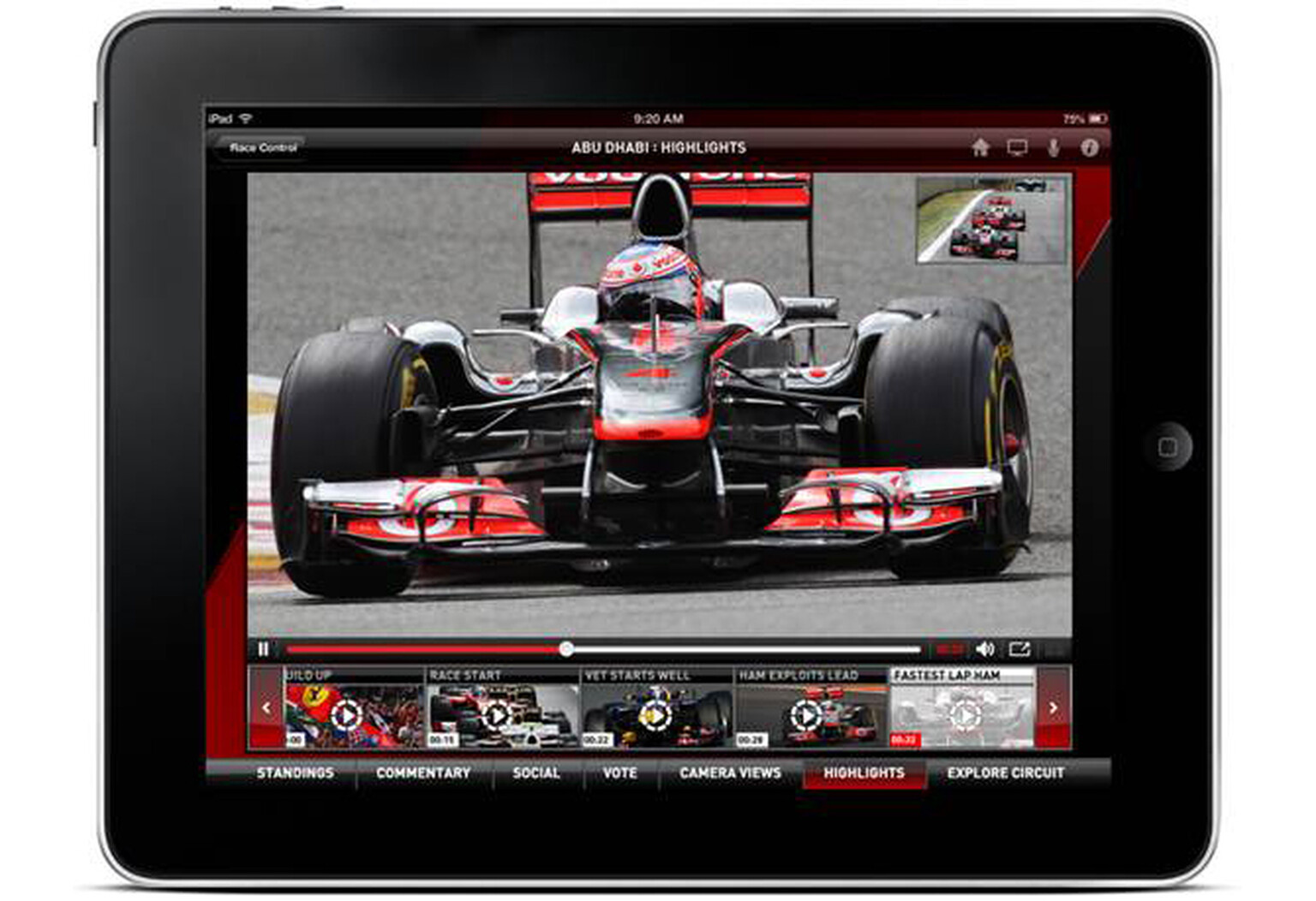 Video: Sky Sports for iPad updated with F1 companion app