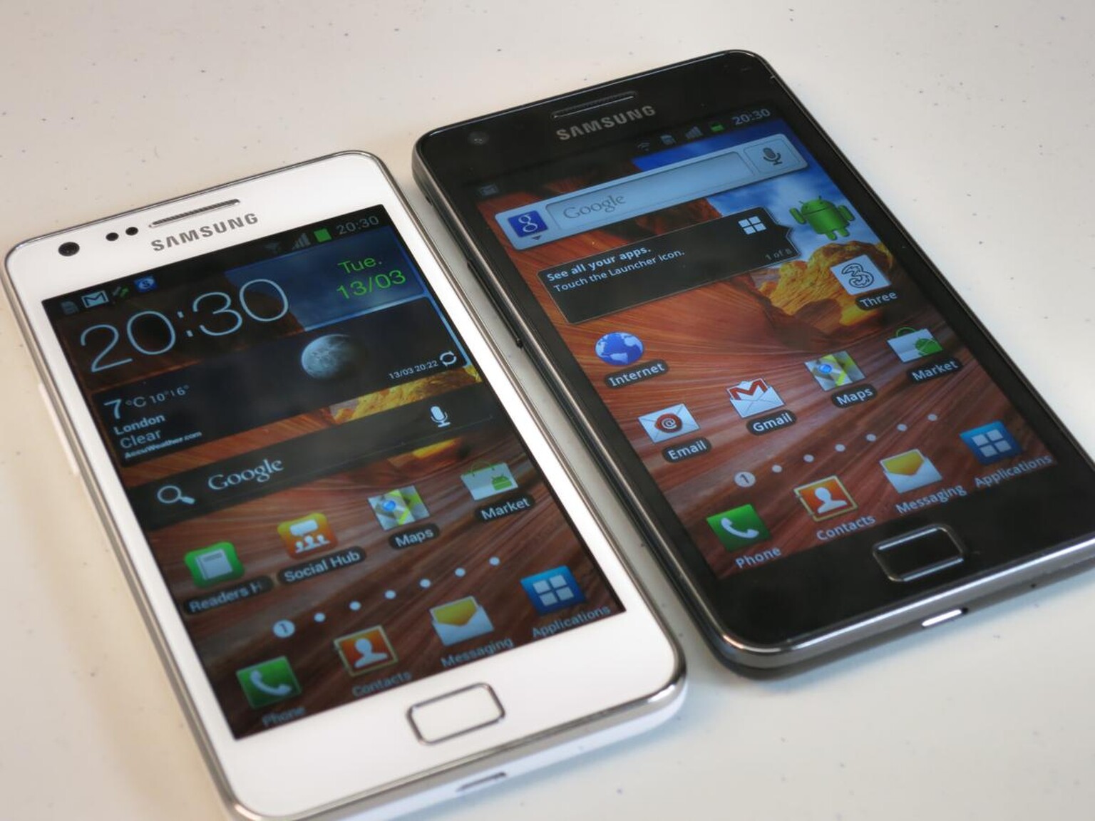 Samsung Galaxy S2 Ice Cream Sandwich final version: Pictures and video