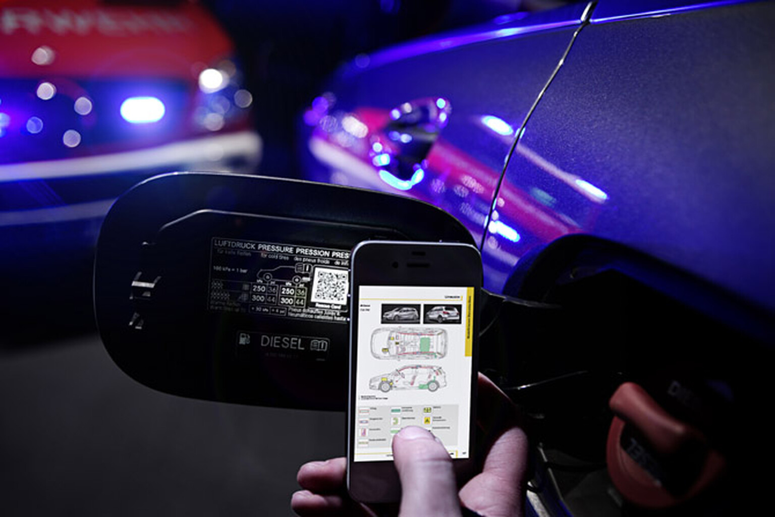 Mercedes QR codes could assist emergency services