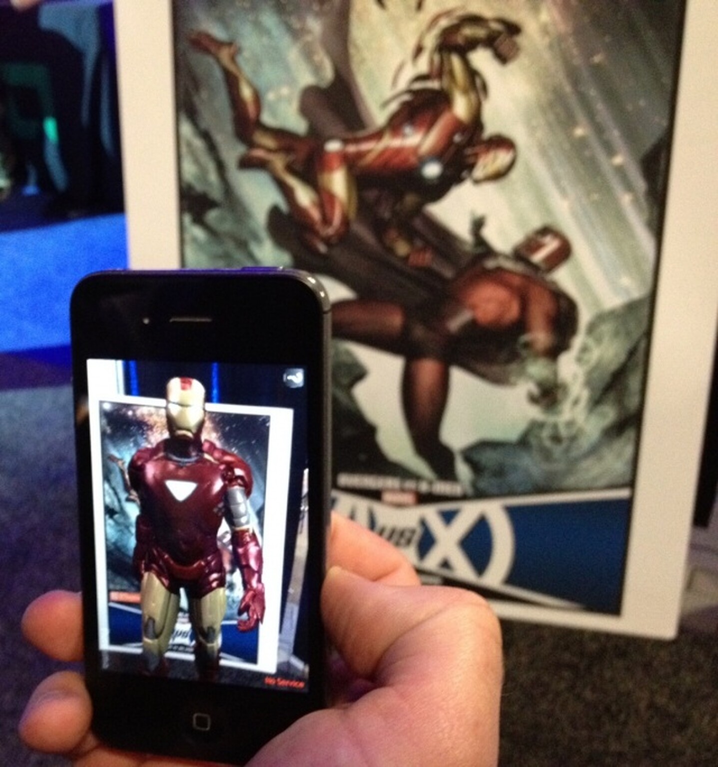 Marvel Comics augmented reality app