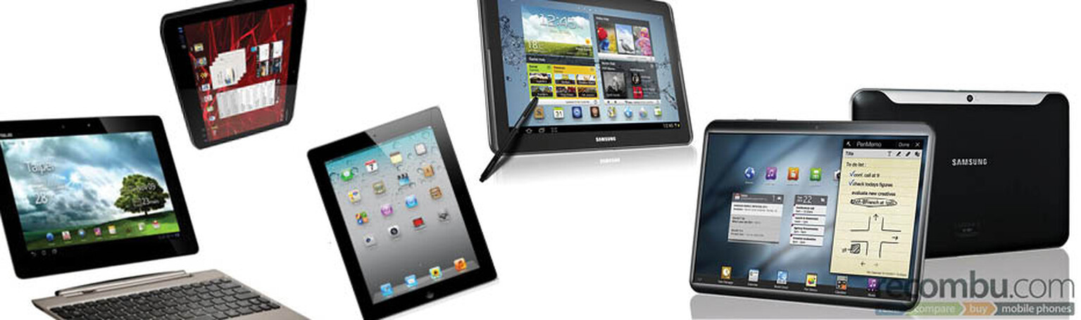 New iPad 3 VS Asus Transformer Prime VS Samsung Galaxy Note 10.1 VS Galaxy Tab 11.6 VS  Motorola XOOM 2 ME