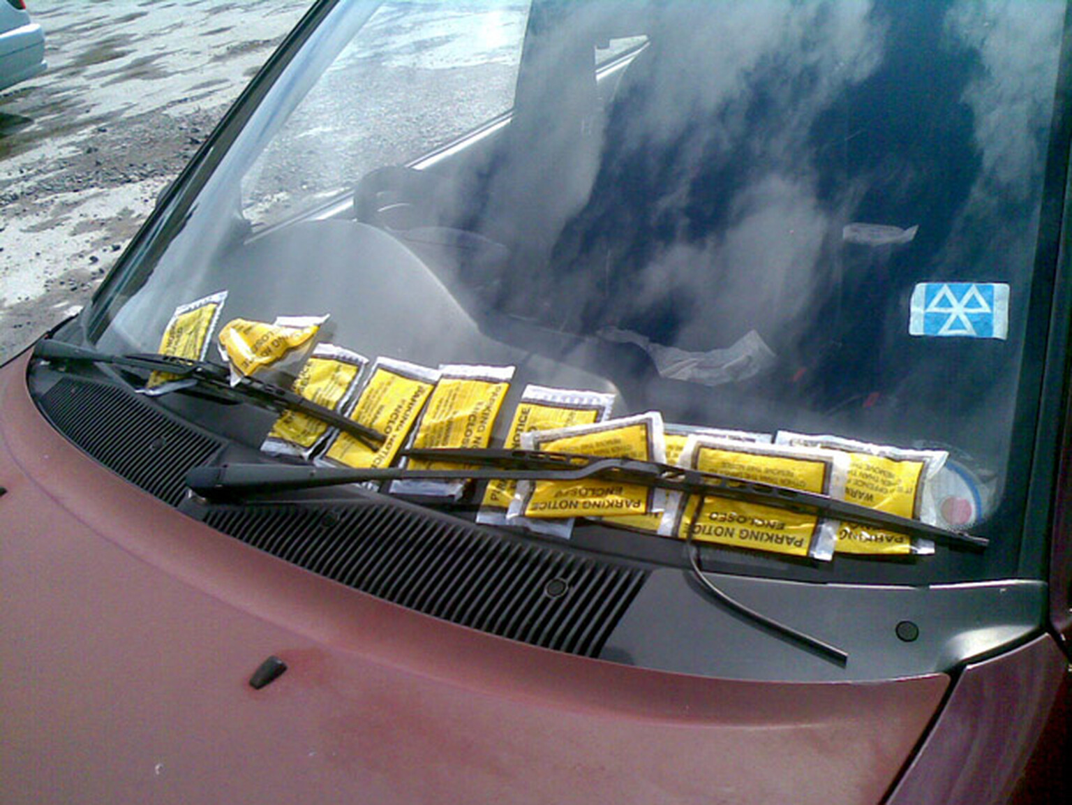 Car that racked up £18,000 in parking fines is finally impounded