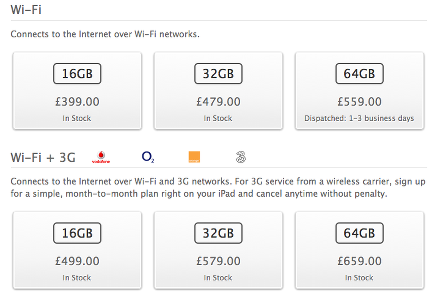 iPad 3 price not to change from iPad 2