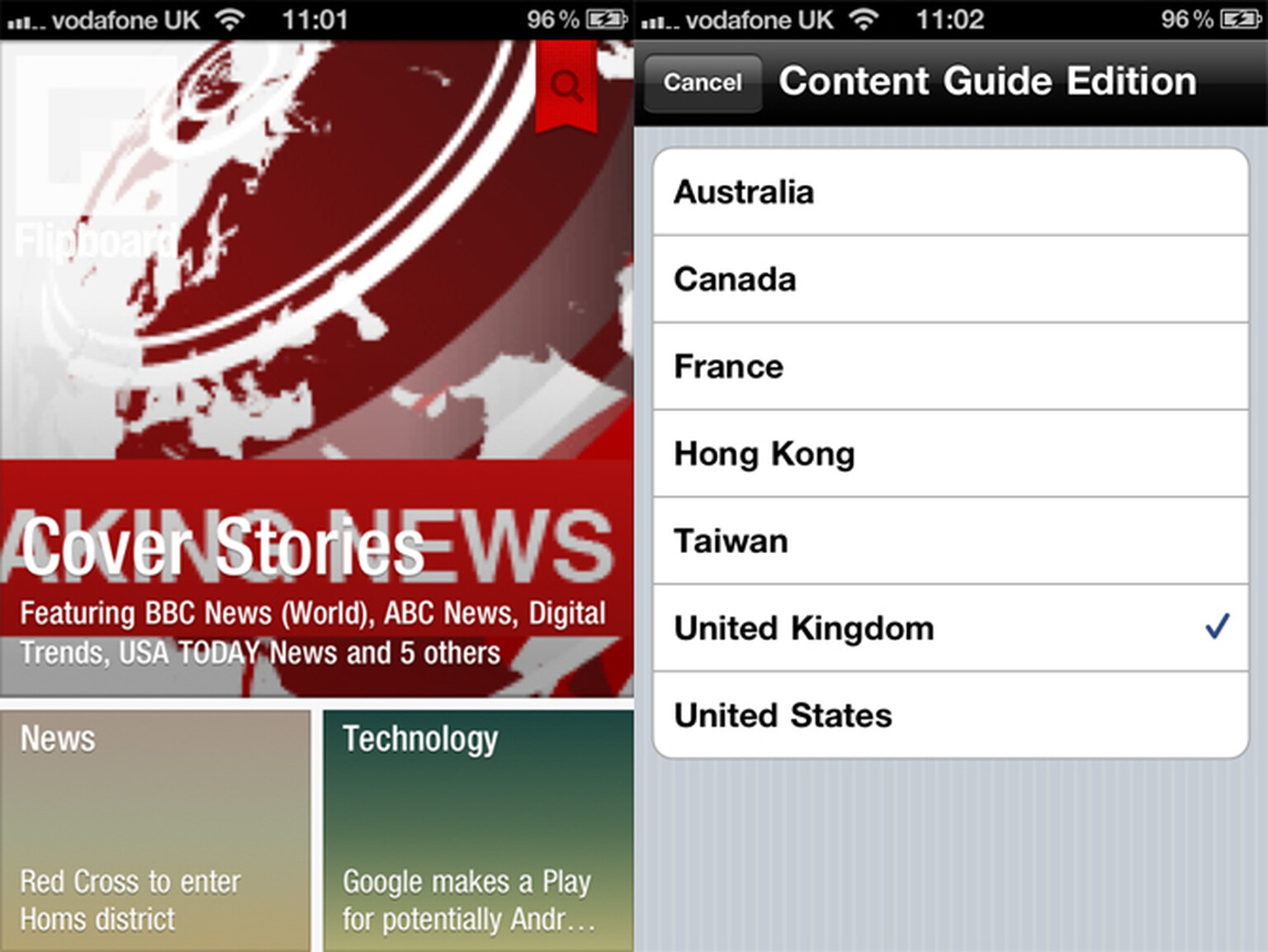 Flipboard for iPhone and iPad updated