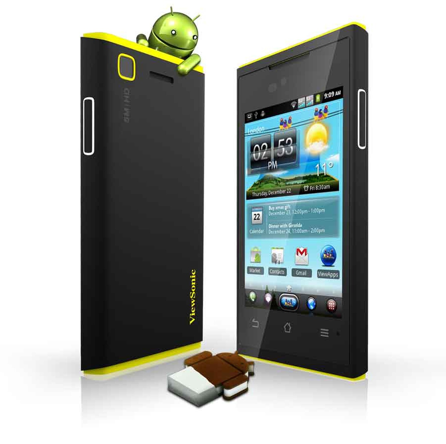 ViewSonic announce the world's first dual-SIM ICS handset