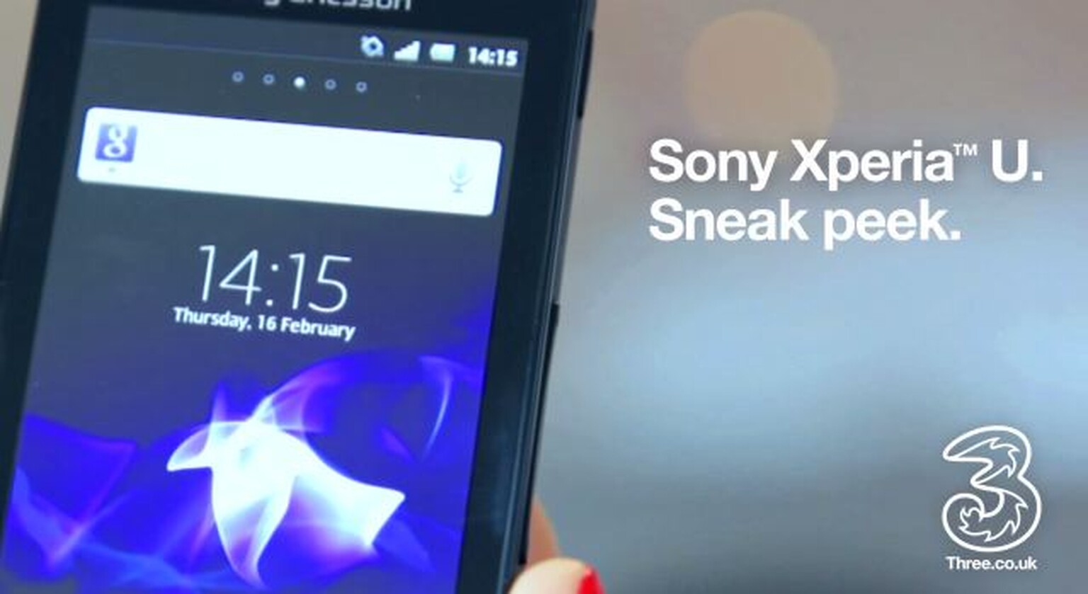 Sony Xperia U heading to Three with a hands-on video