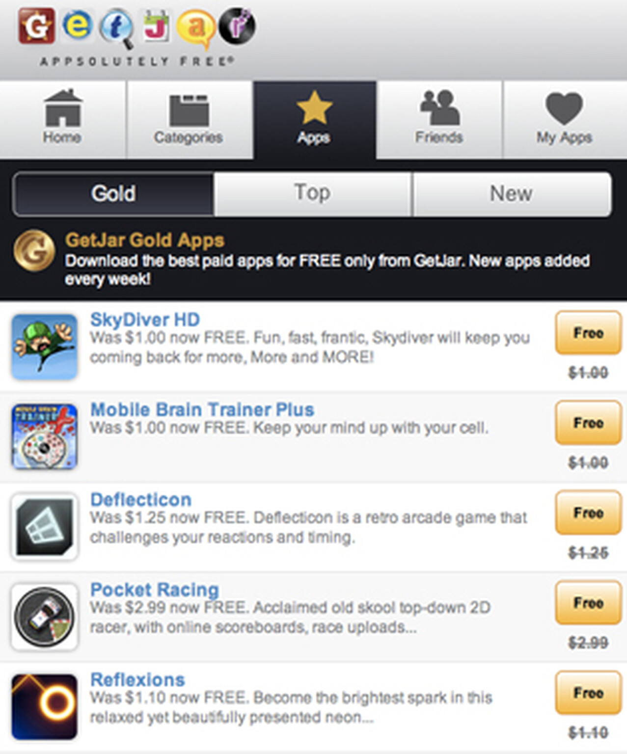 GetJar announces GetJar Gold virtual currency for Android