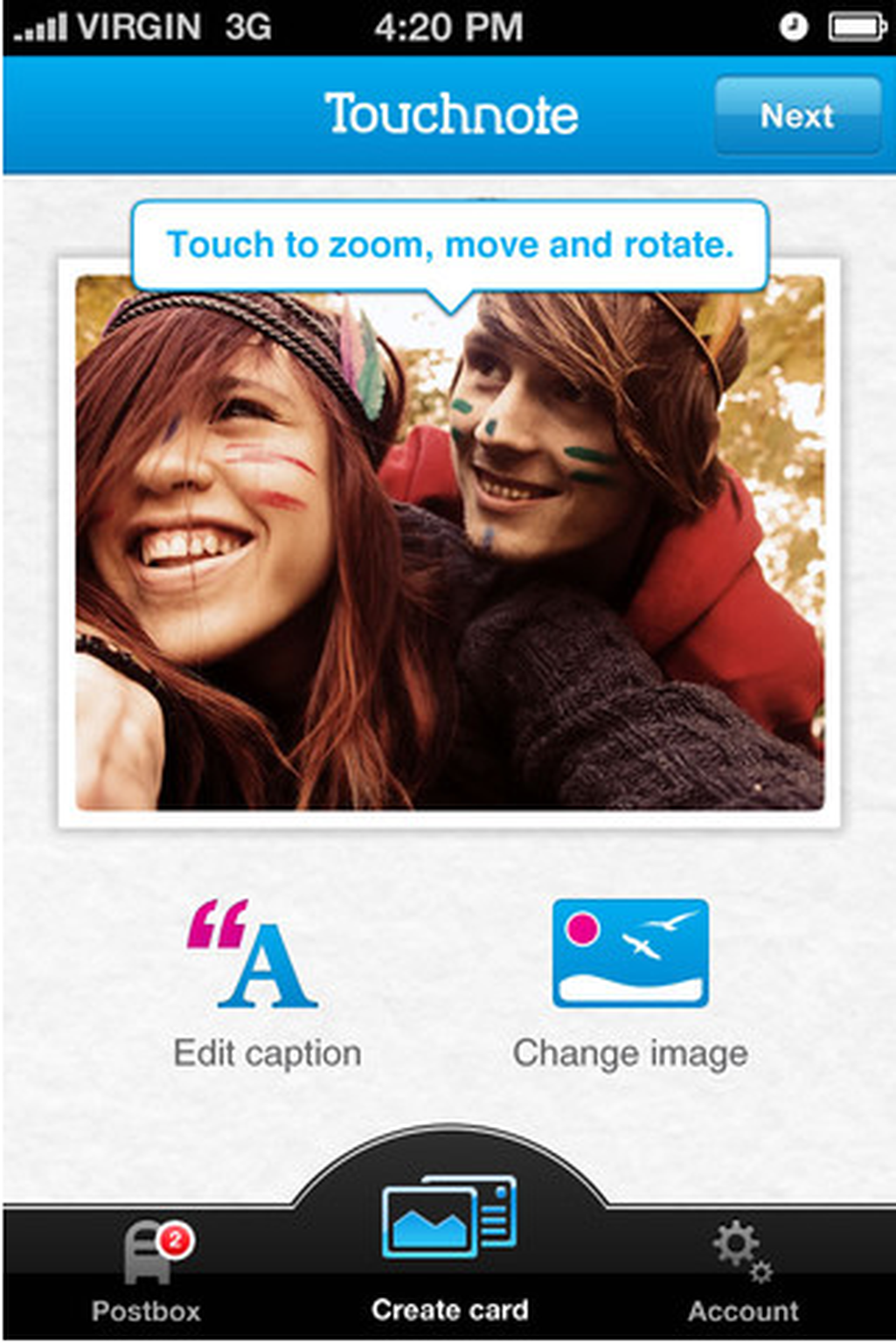 Creating the perfect postcard with Touchnote
