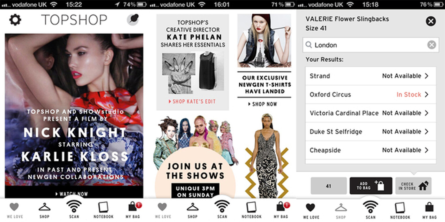 App Friday: Topshop, clothes shopping and London Fashion Week shows