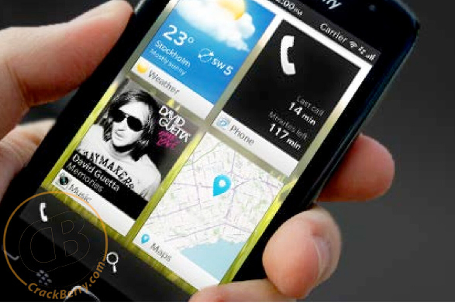 BlackBerry 10 OS images leaked: Widgets, inbox, apps and in-call menu shown off