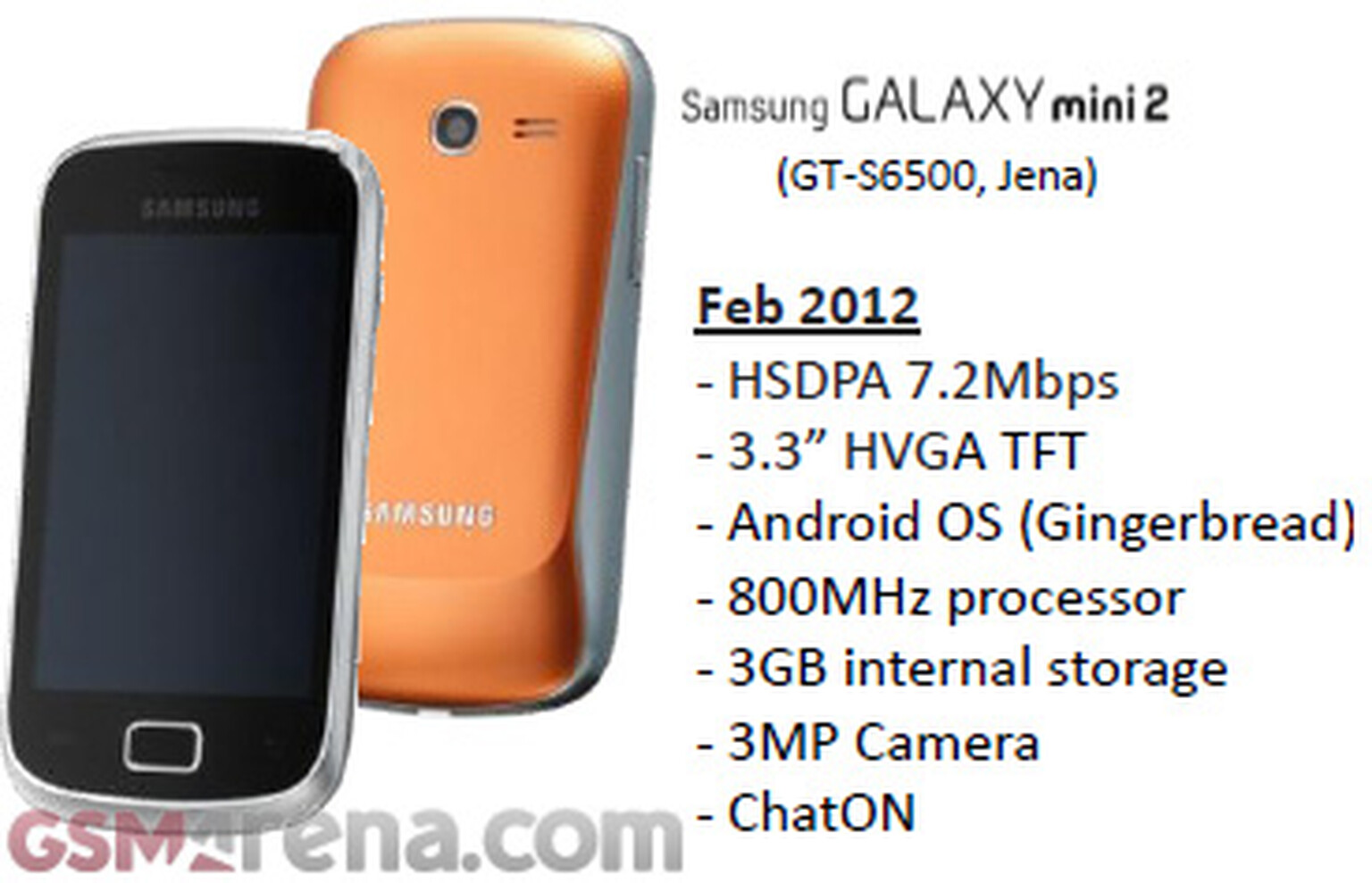 Samsung Galaxy mini 2 low-end Android phone leaks
