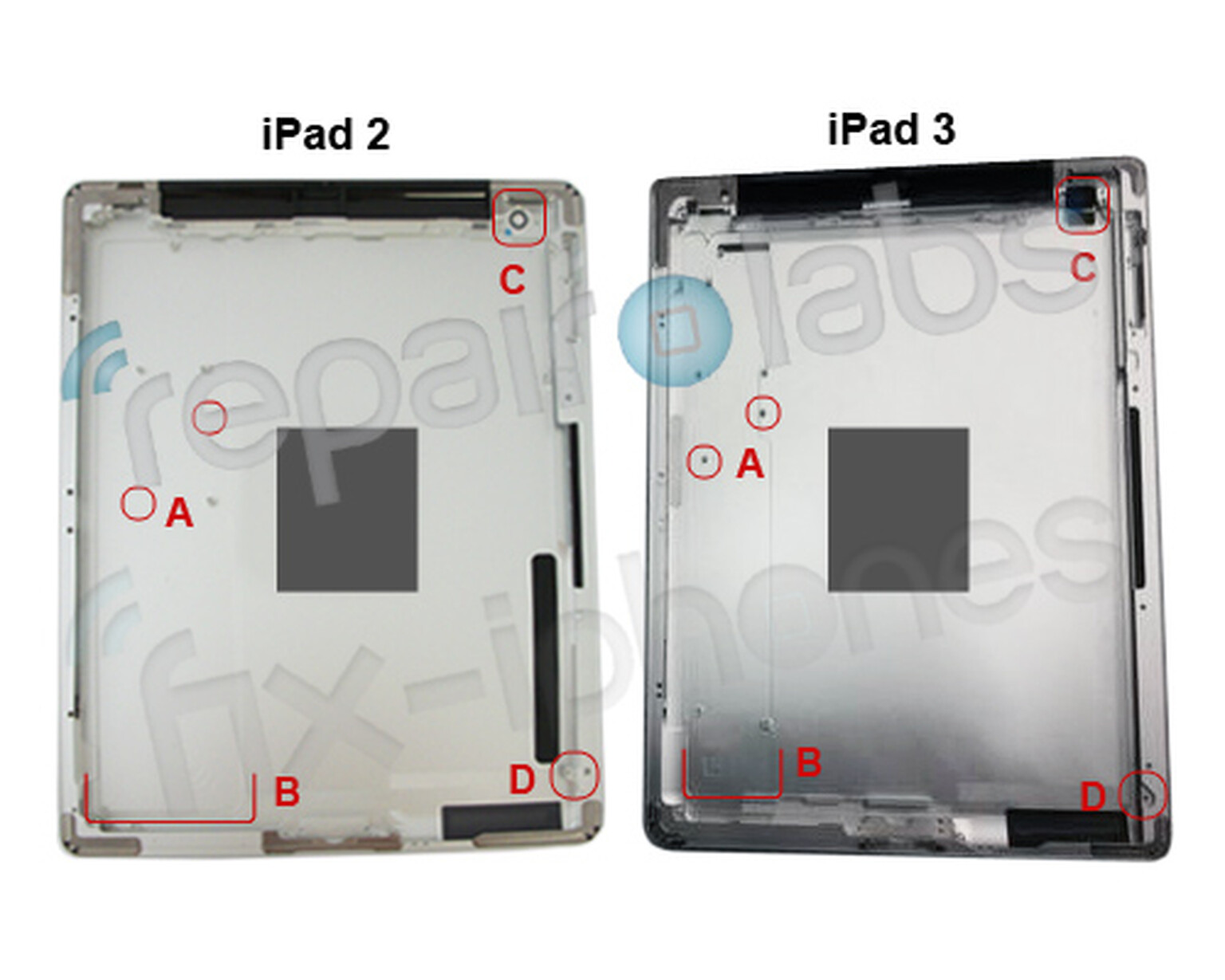 iPad 3 case shots hint at bigger battery, bigger camera, may not be quad-core after all