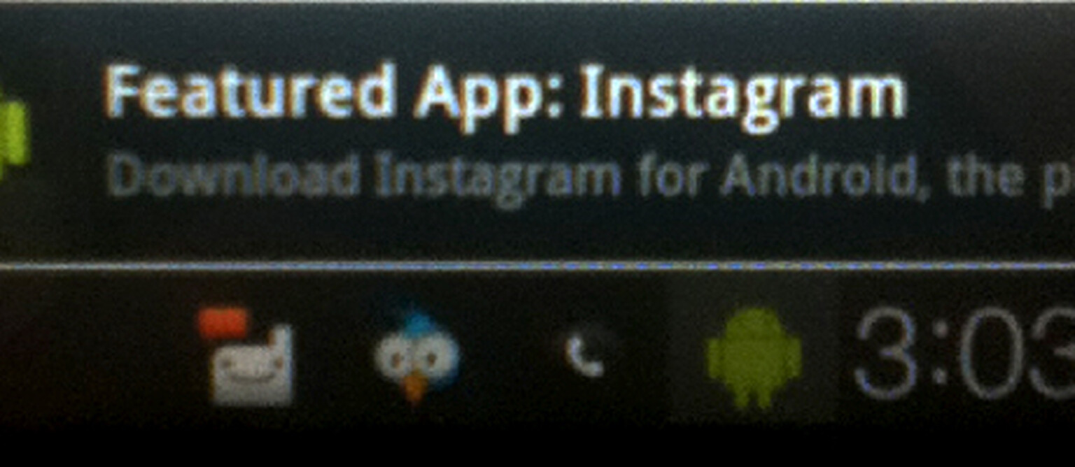 Instagram for Android demo screenshot leaked?