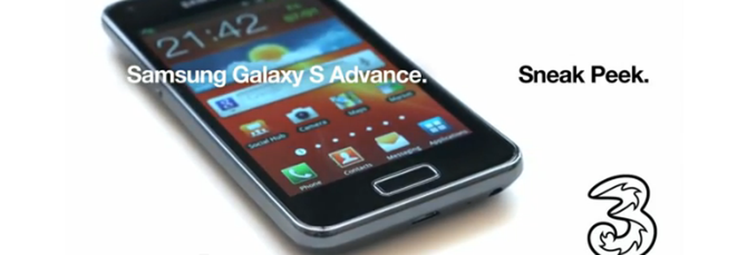 Samsung Galaxy S Advance coming soon to Three