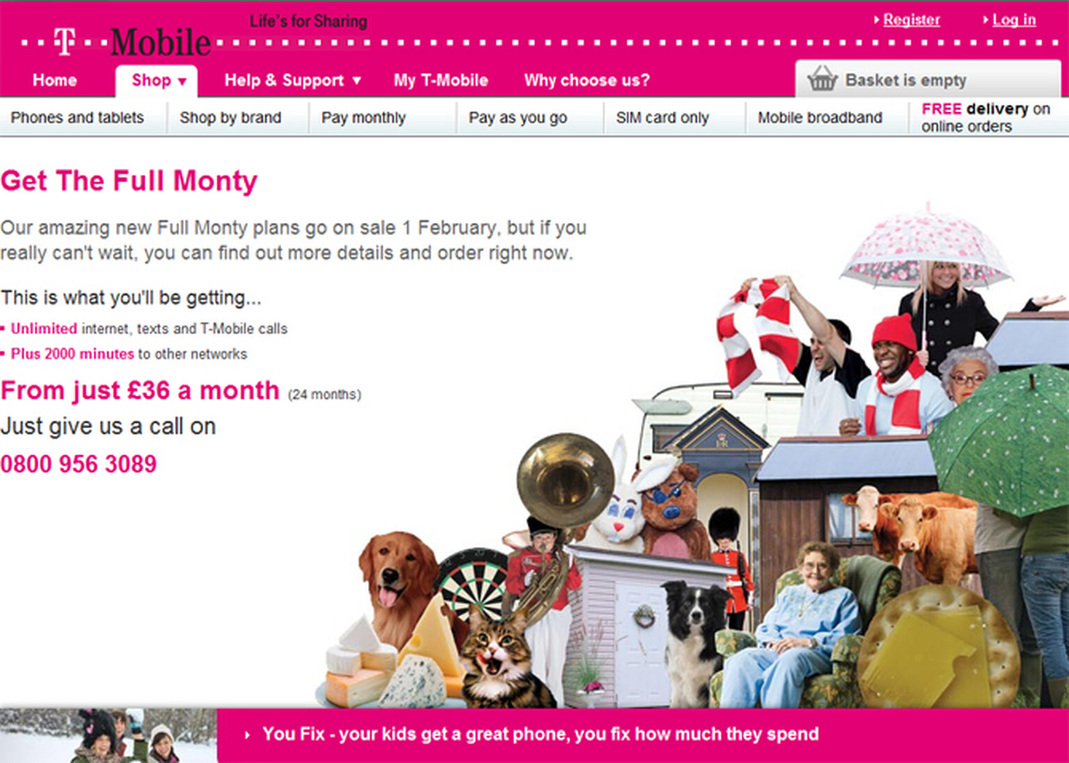 T-Mobile’s The Full Monty: Unlimited calls, texts and internet on all phones, coming 1st of Feb
