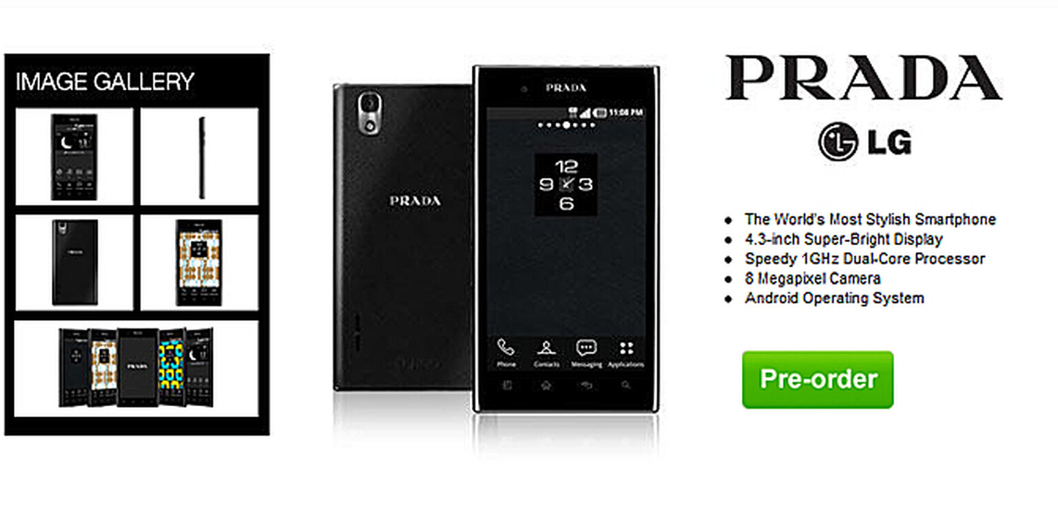 LG Prada 3.0 coming to Phones 4U tomorrow