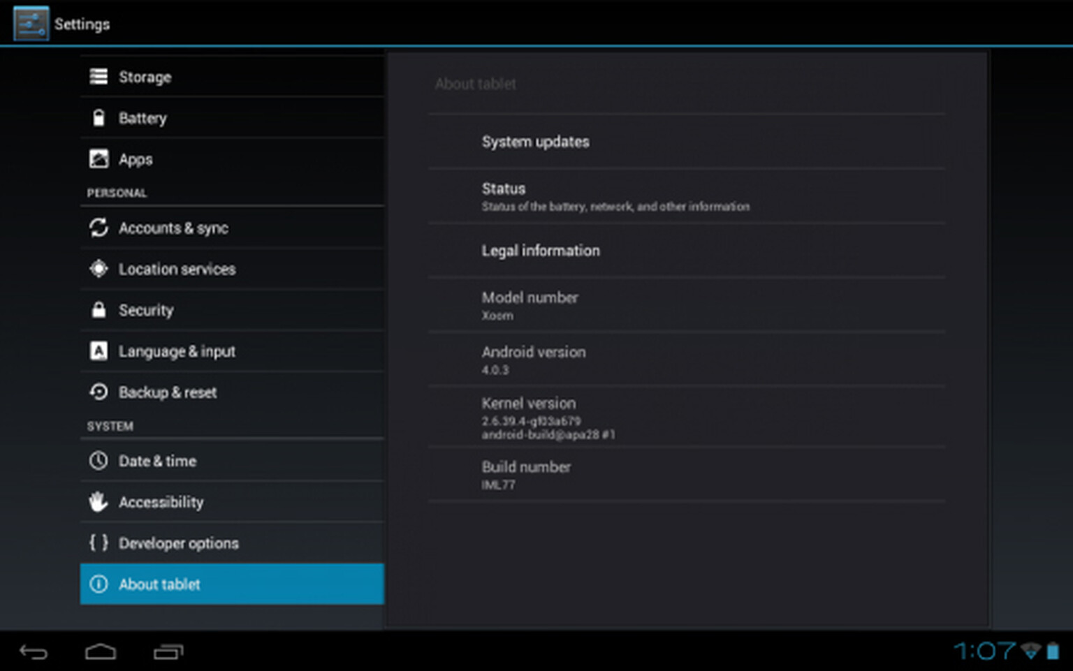 Ice Cream Sandwich update hitting Wi-Fi-only Motorola Xooms
