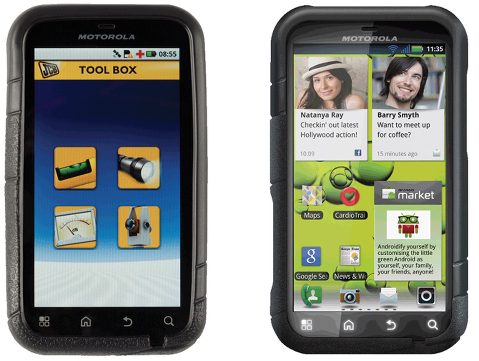 Motorola DEFY+ JCB Edition announced: DIY Android phone for the UK