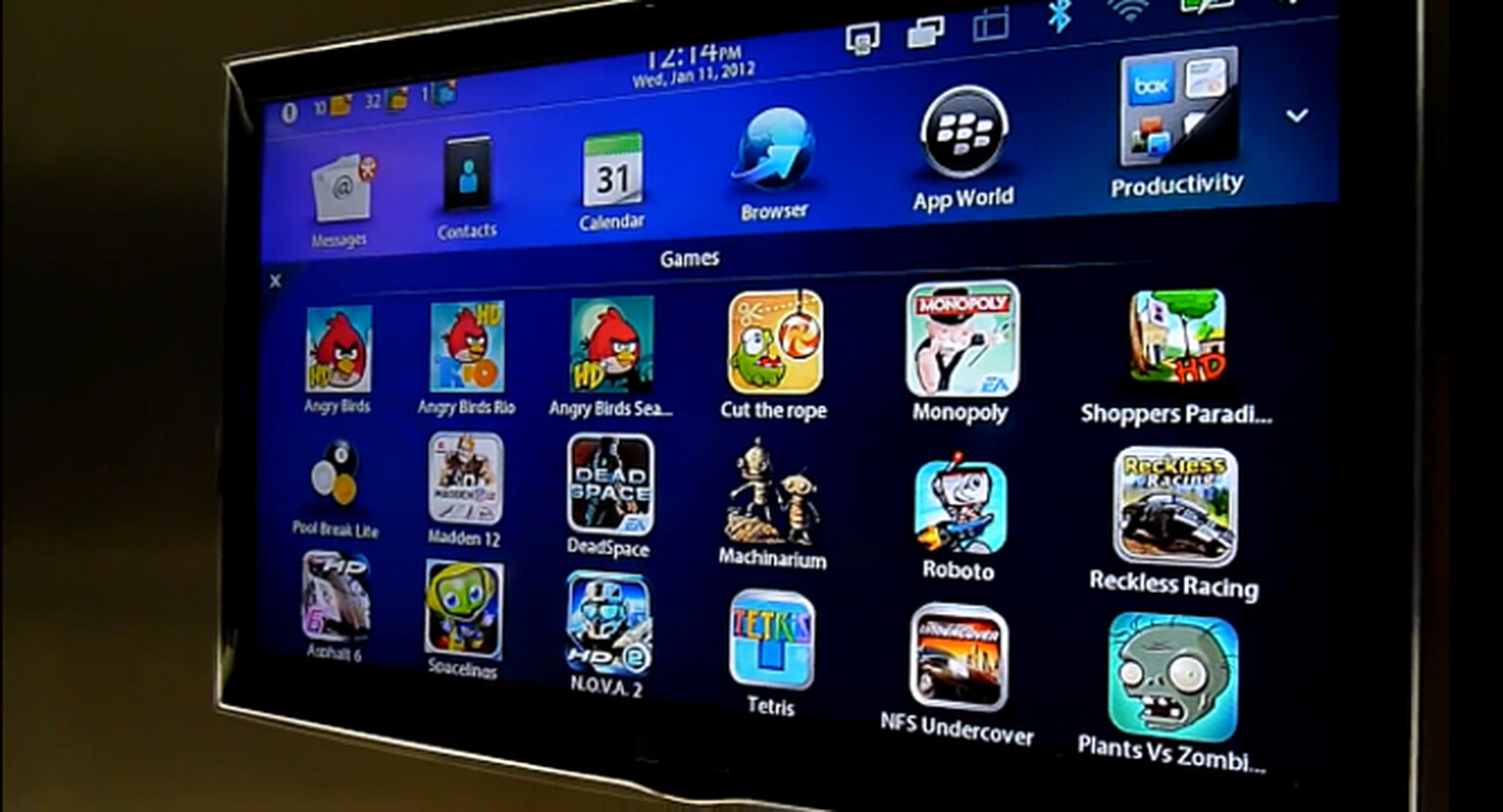 BlackBerry PlayBook OS 2: Android apps on the PlayBook video