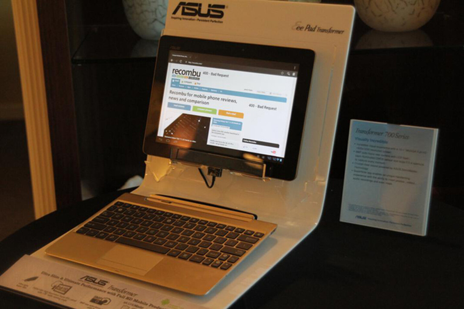 Asus Eee Pad Transformer 700: Hands-on photos