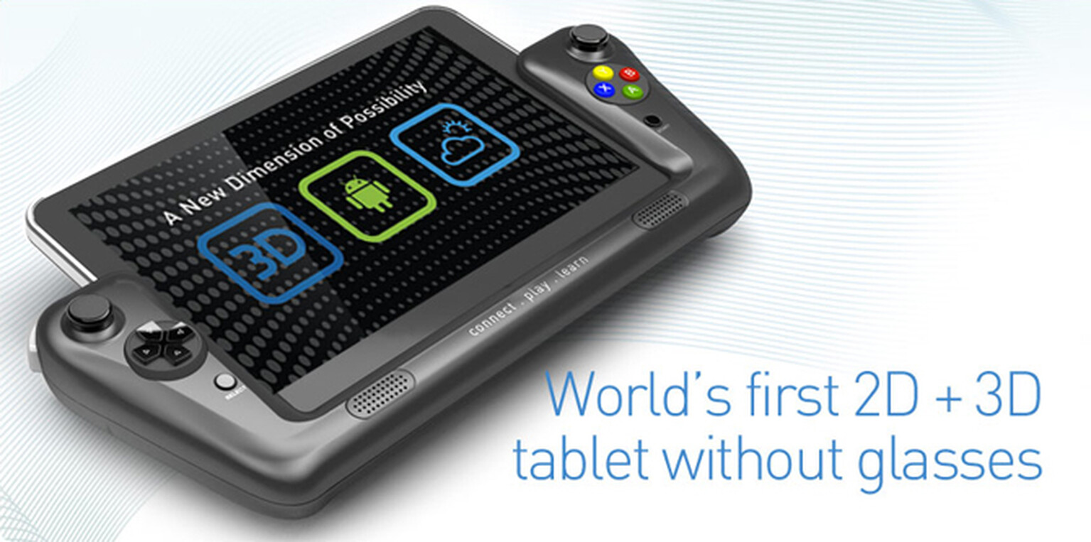 WikiPad, the first glasses-less 3D Ice Cream Sandwich tablet hits CES