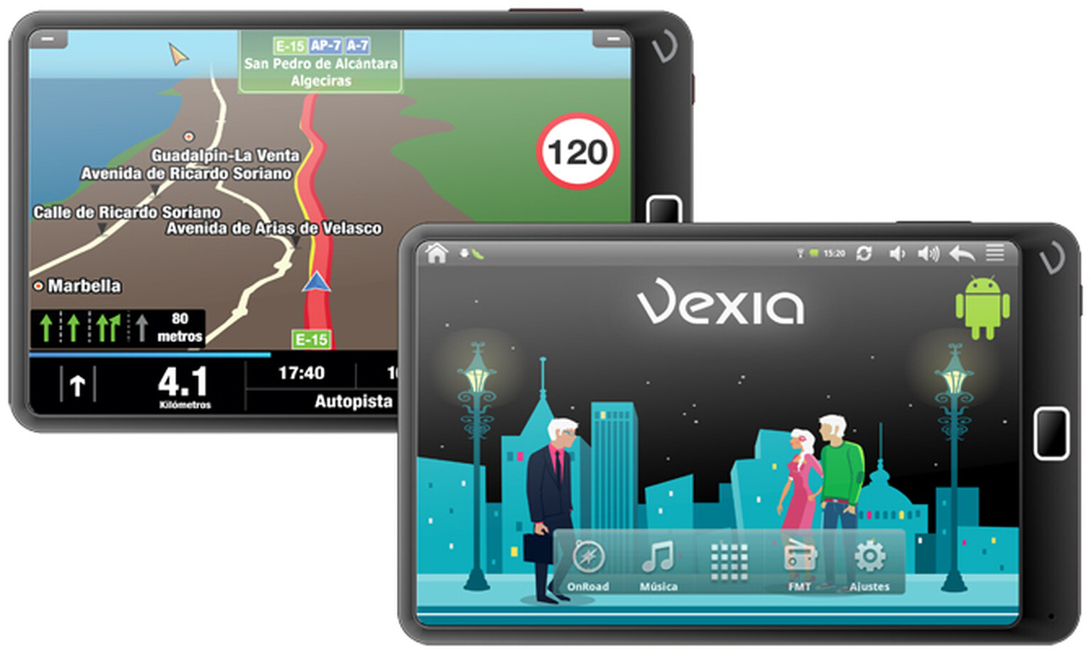 Vexia Navlet range: Android tablets with sat-nat features to the fore