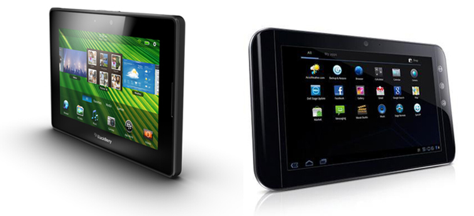 BlackBerry PlayBook vs Dell Streak 7: Which one should I buy in the January Sale madness?