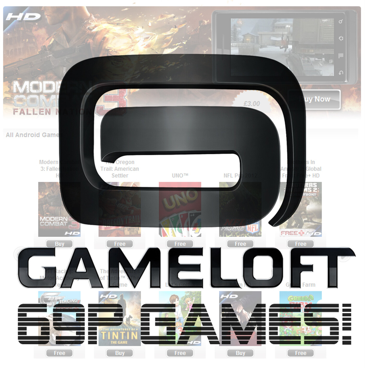Gameloft sale: All Android Gameloft games 69p!