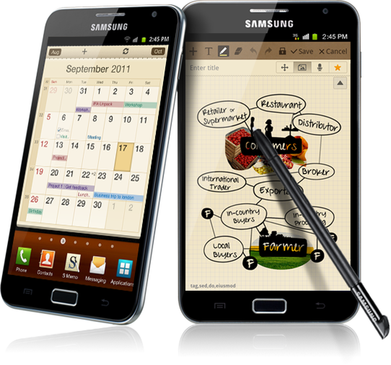 Flash mob in London today promoting the Samsung Galaxy Note