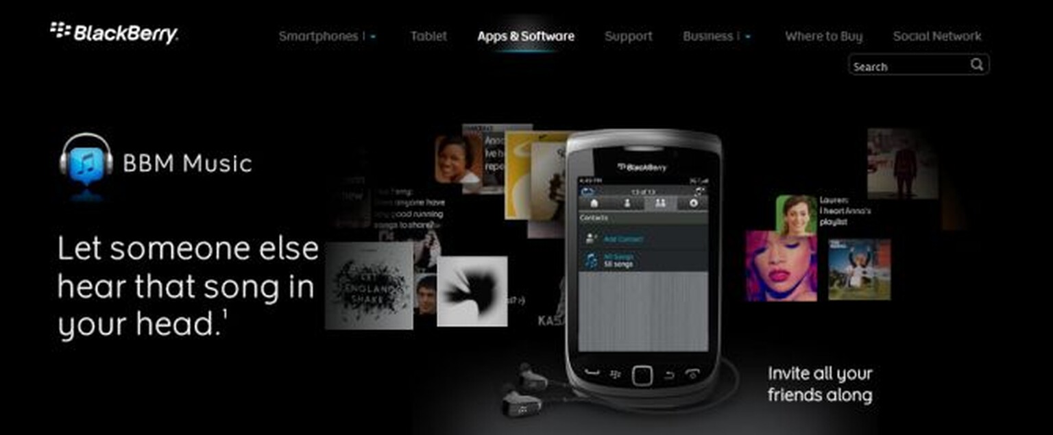 BlackBerry Music: free for six months