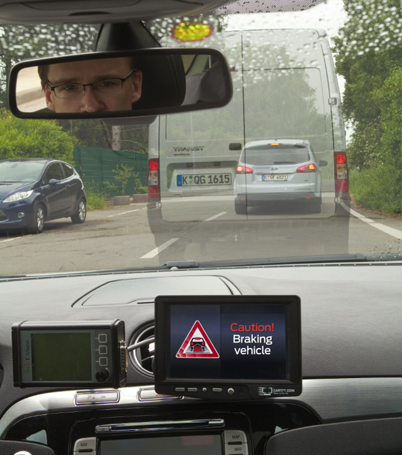 Ford's Electronic Brake Light lets you see through cars
