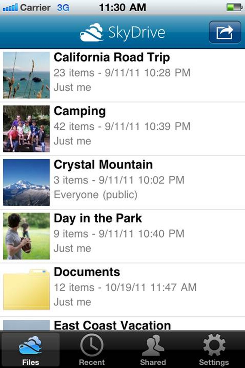 Microsoft SkyDrive app: iOS and Windows Phone