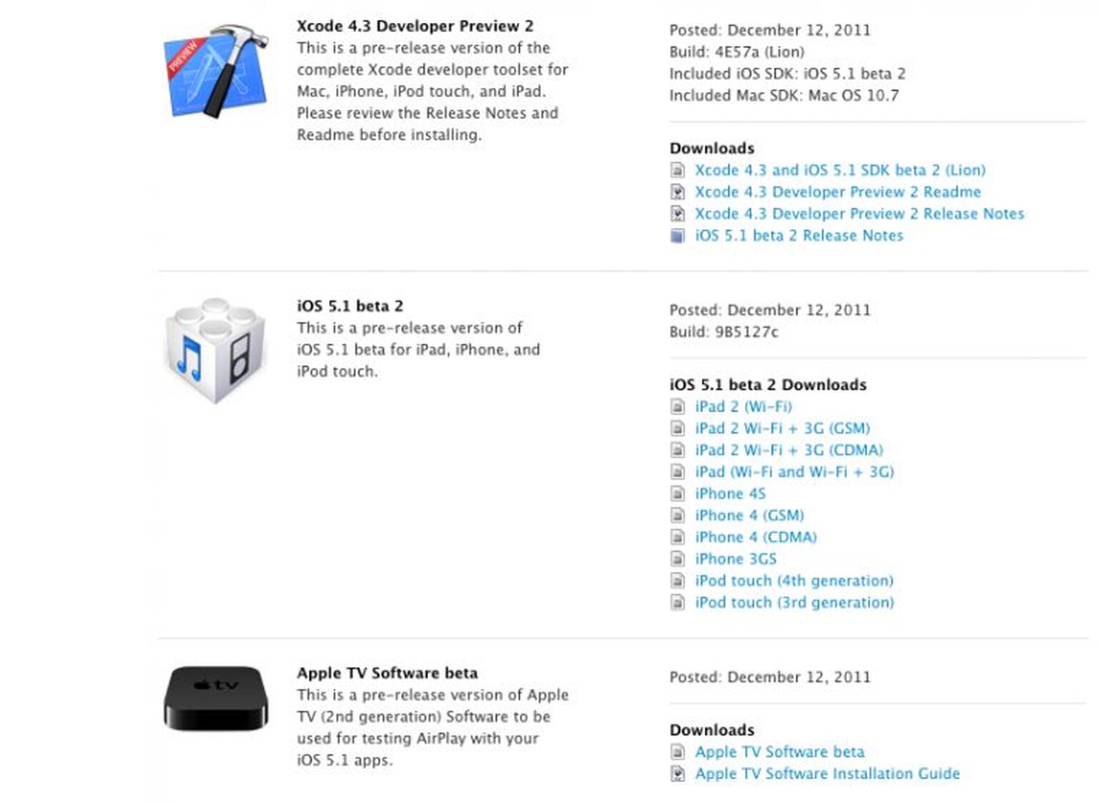 Apple iOS 5.1 beta 2 brings Photo Stream fixes
