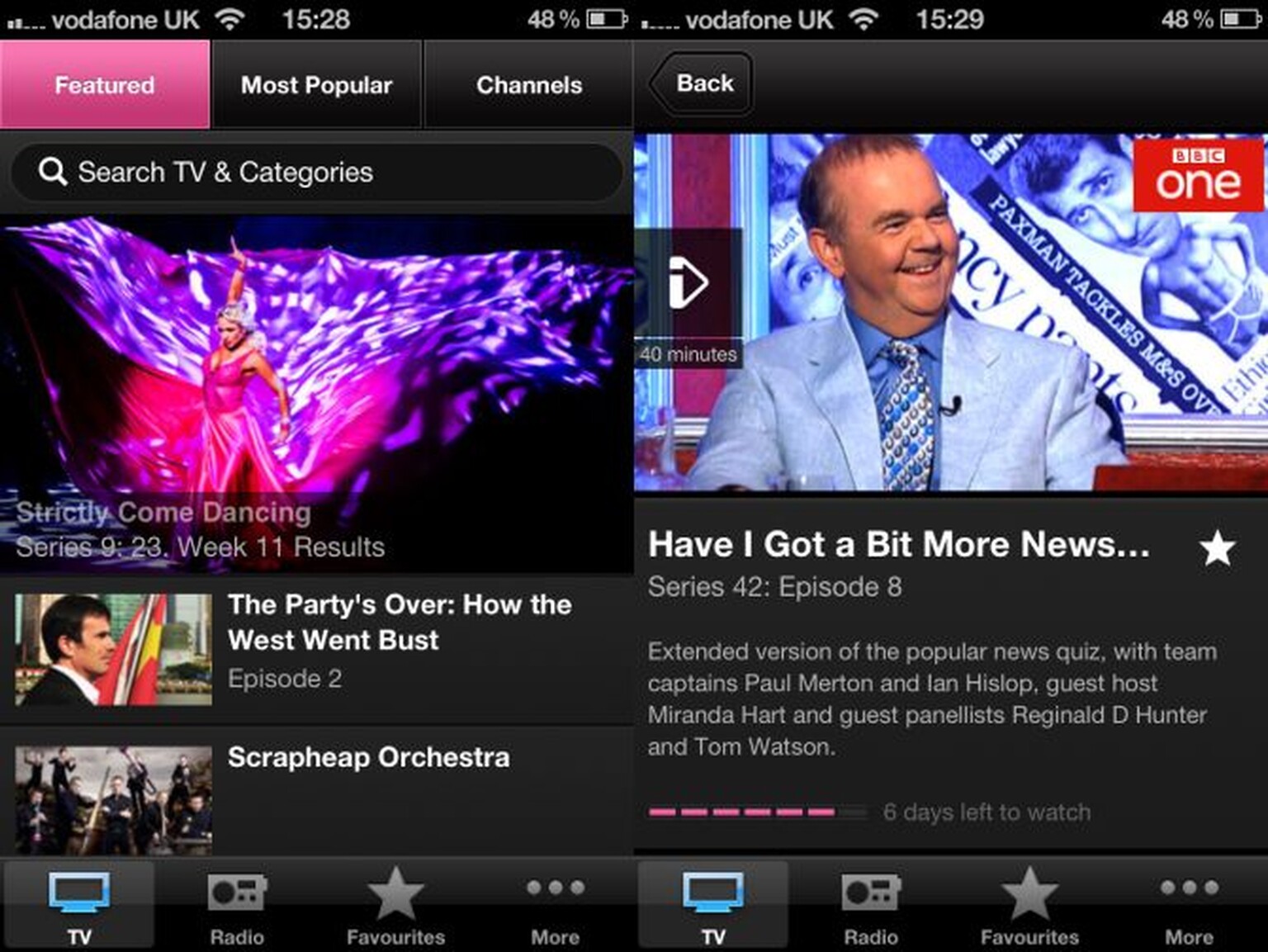 BBC iPlayer app for iPhone launches