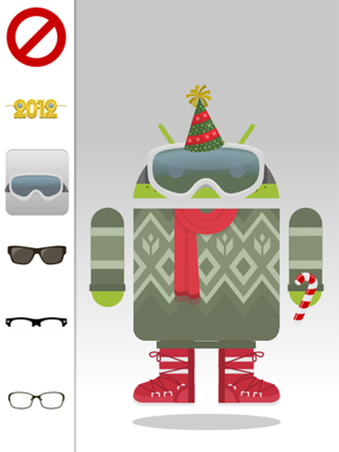 Androidify goes all seasonal with a winder update