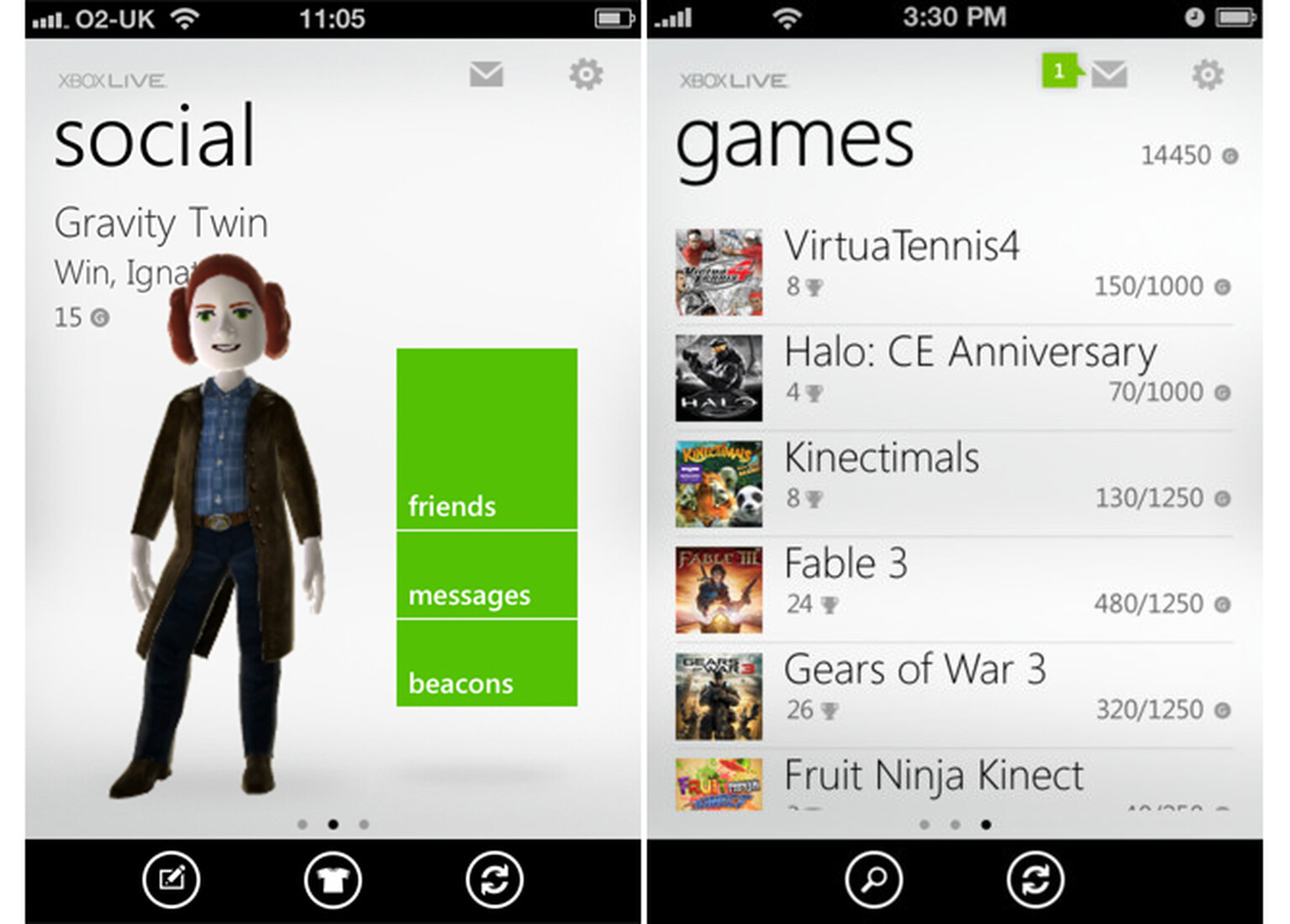 My Xbox Live for iOS: Access your Xbox Live profile from your iPhone