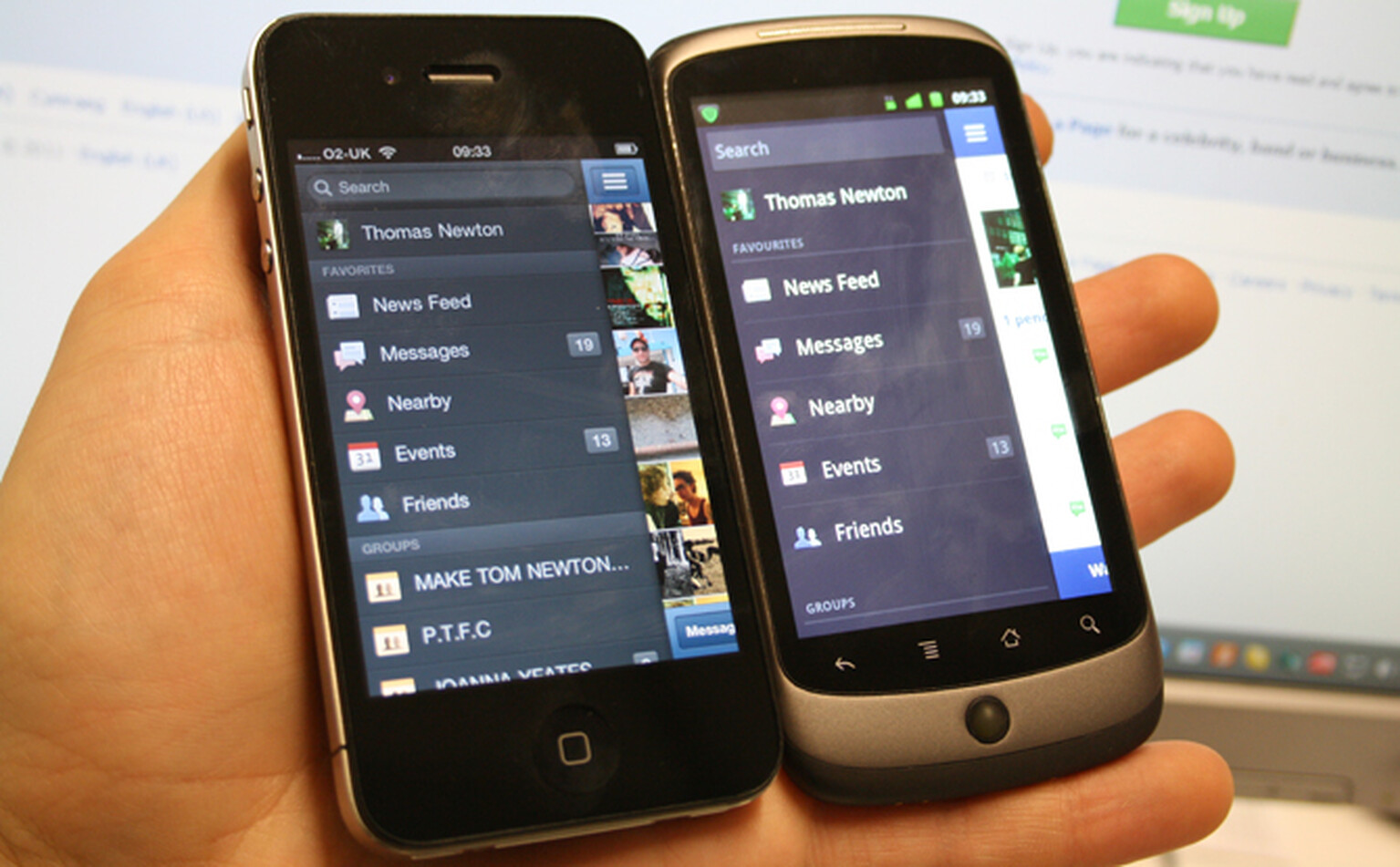 Facebook for Android updates to 1.8.0: Adds games and apps, pinch to zoom on photos