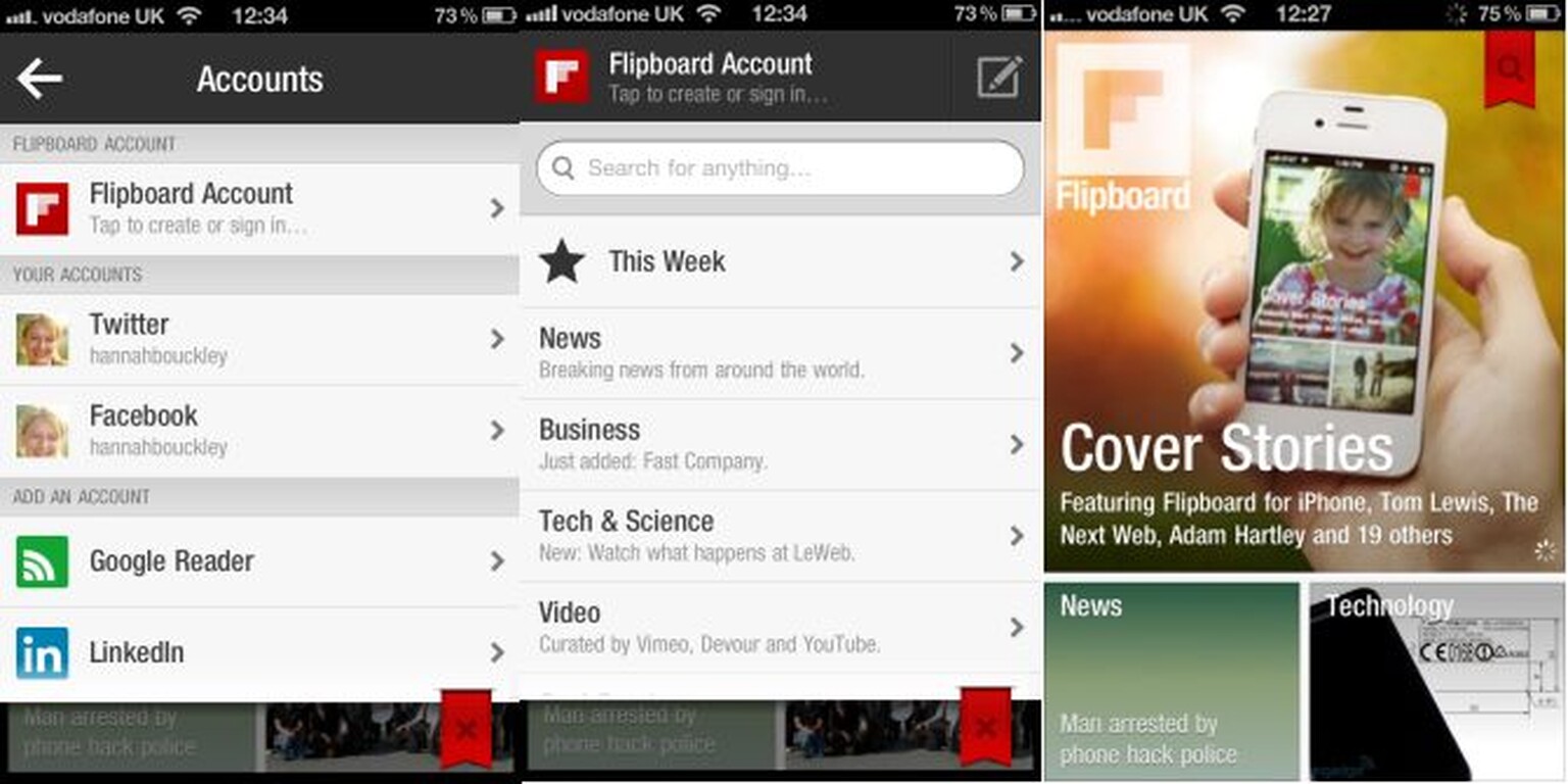 Flipboard iPhone edition lands
